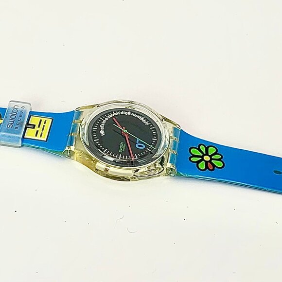 Designer Swatch Watch Blue Icon #SKK125 2002 - Picture 2 of 3